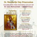 St. Mardarije Day Procession