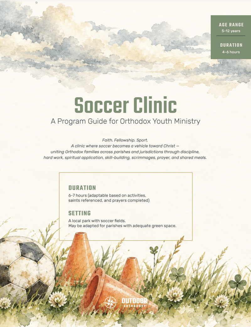 Outdoor Orthodoxy Soccer Clinic [Cover Page]
