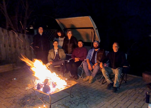 Campfire Group Shot